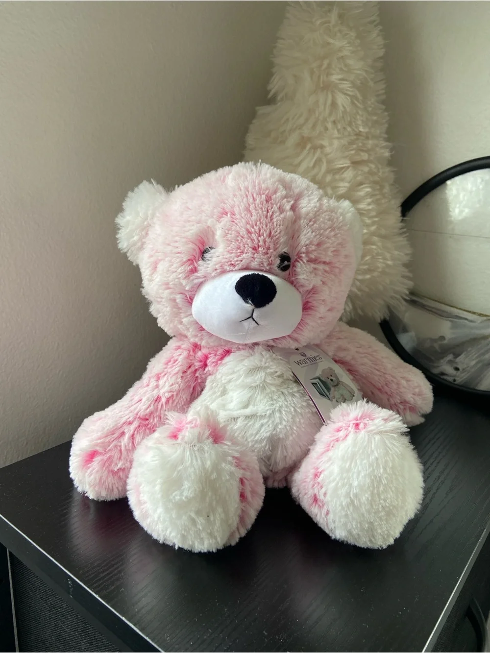Warmies Microwavable Cooling Lavender Scented Pink Marshmallow Soft Bear NWT